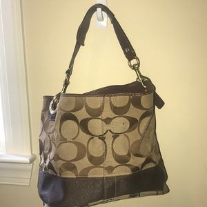 Coach tote with protective bag